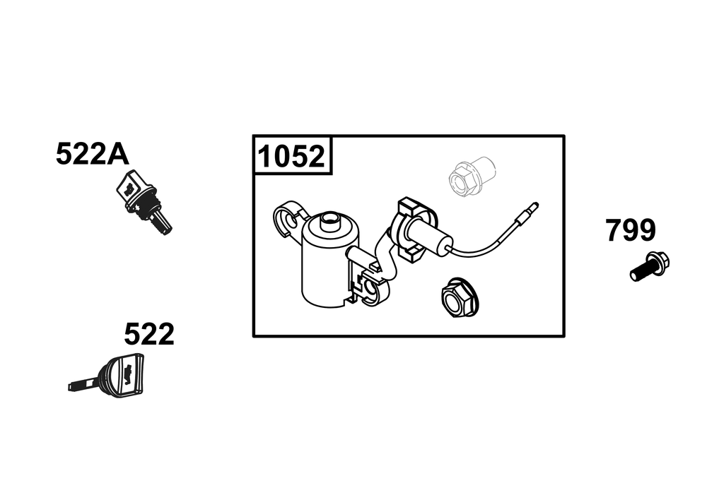 Lubrication Group Diagram and Parts List for 130G62-0153-H5 100000 - 19Z999 Briggs and Stratton Engine